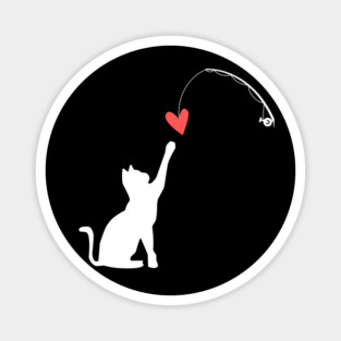 Cat Lover Funny Valentine's Day Magnet