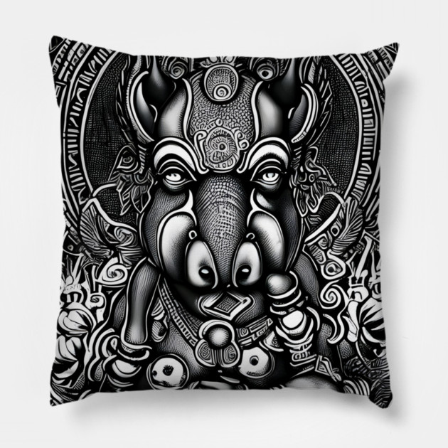 Varaha वराह Pillow by animegirlnft