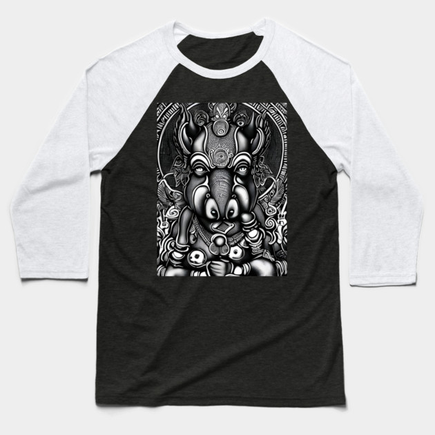 Varaha वराह Baseball T-Shirt by animegirlnft