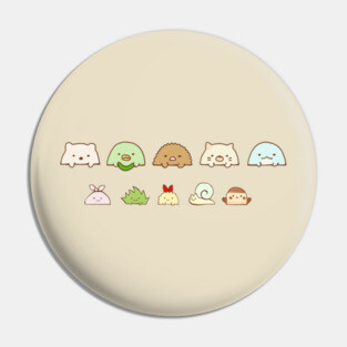 Sumikko gurashi pattern Pin