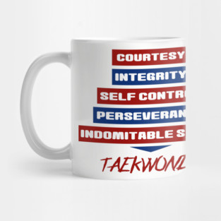 Tenets of Taekwondo Mug