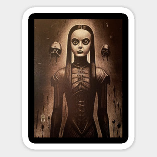 Wednesday Addams Spelunking Party Magnet