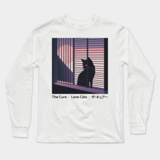 ザ・キュアー The Cure .. Love Cats Long Sleeve T-Shirt