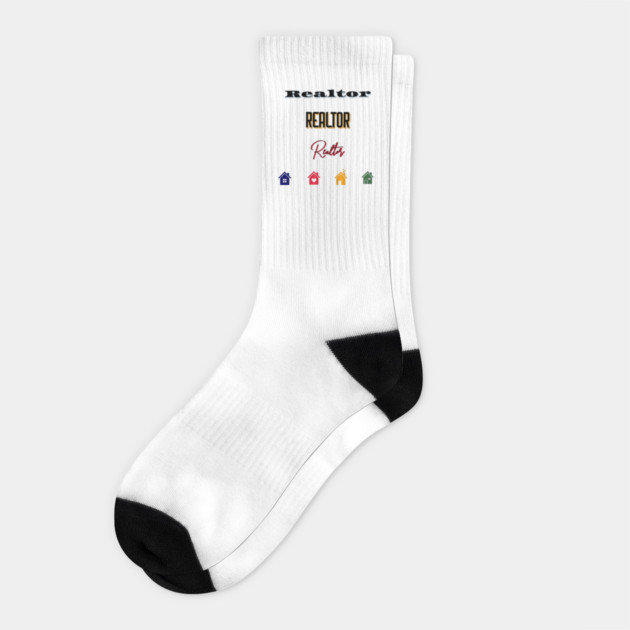 Real Estate 7 Sticker Pack Socks by REG