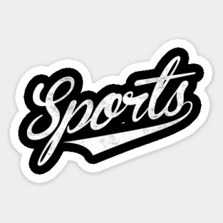 The word Sports | A shirt that says Sports Sticker