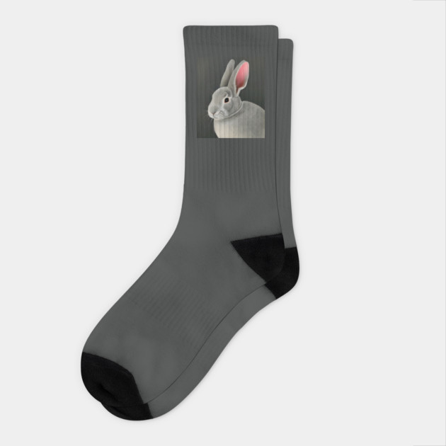 Rabbit Painting Socks by animegirlnft