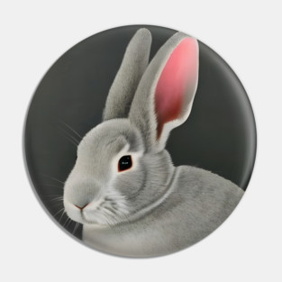 Rabbit Painting Pin