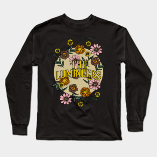 Lumineers Name Personalized Flower Retro Floral 80s 90s Name Style Long Sleeve T-Shirt