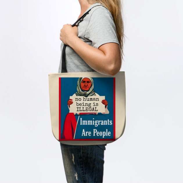 Immigrants Are People. No Human Being is Illegal. by animegirlnft