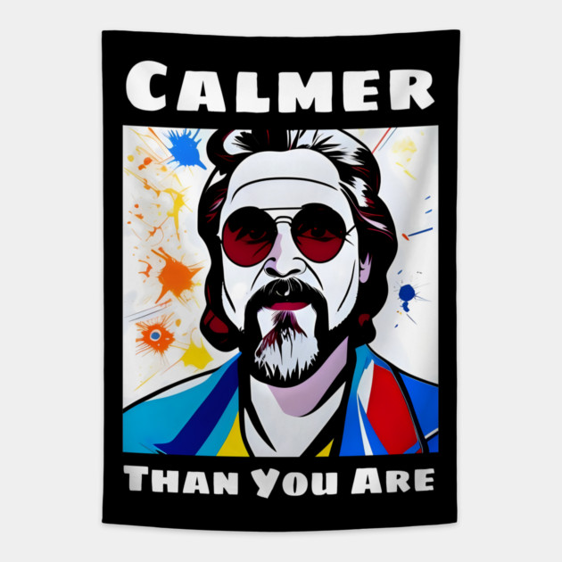 Calmer Than You Are Tapestry by animegirlnft