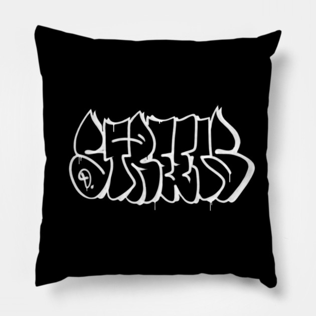 STREETS BOMBING Pillow by DOSER