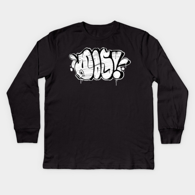 DOS BOMBING GRAFFITI Kids Long Sleeve T-Shirt by DOSER