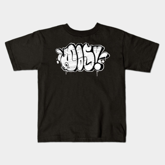 DOS BOMBING GRAFFITI Kids T-Shirt by DOSER