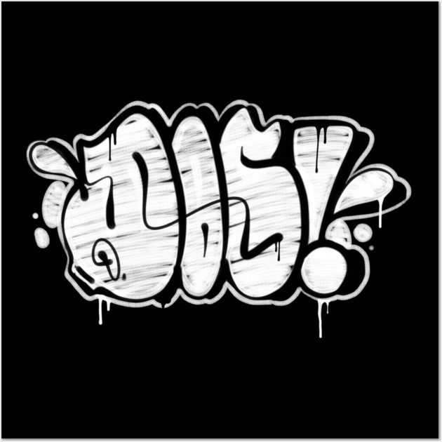 DOS BOMBING GRAFFITI Wall Art by DOSER