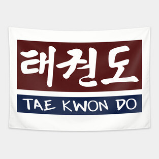 Taekwondo Block Tapestry