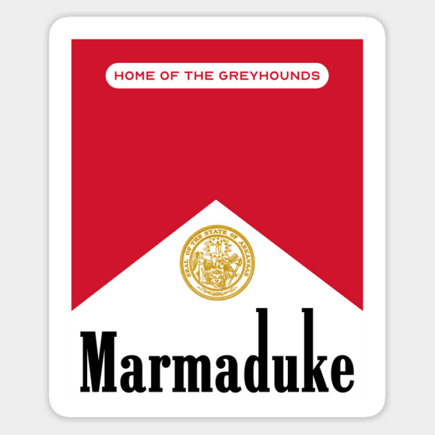 Marmaduke Country Sticker by rt-shirts
