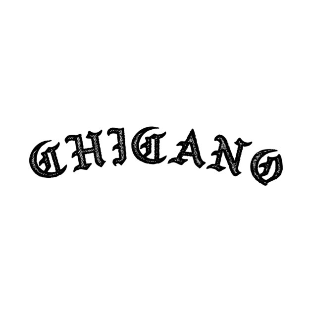 Chicano Old english design Chicano Long Sleeve T-Shirt