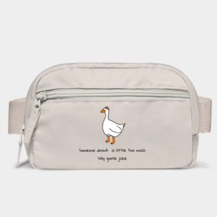Silly goose juice (black font) Bag