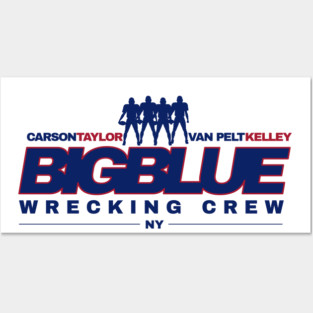 Big Blue Wrecking Crew - New York Posters and Art