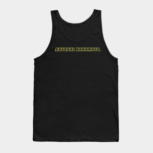 Satoshi Nakamoto Tank Top