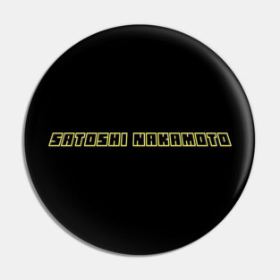 Satoshi Nakamoto Pin