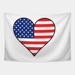I Love America Tapestry