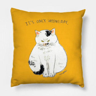 It's only Wednesday Pillow