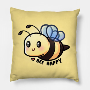 Bee Happy Pillow