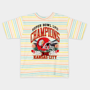 Kansas City Super Bowl Champions 2023 v2 Kids T-Shirt