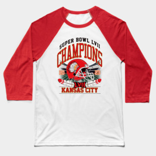 Kansas City Super Bowl Champions 2023 v2 Baseball T-Shirt