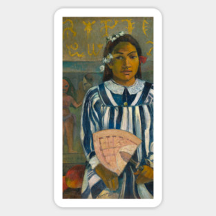 Merahi metua no Tehamana by Gauguin Sticker