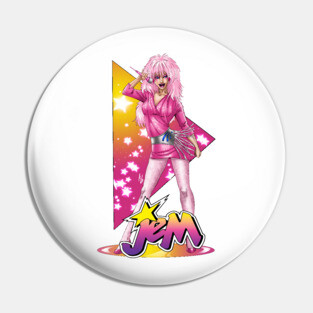 Jem with logo Pin