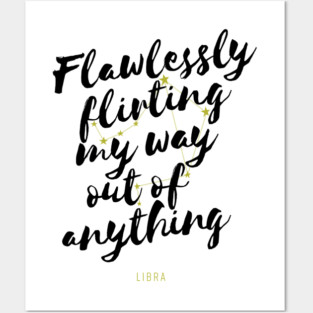 Libra Zodiac Funny Posters and Art