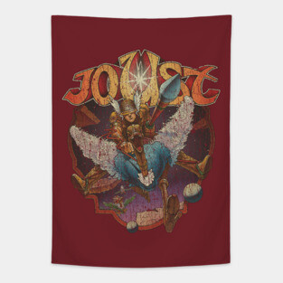 Joust Attack 1982 Tapestry