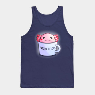 Relax O’Lotl | Axolotl Pun Tank Top