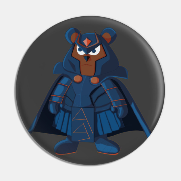 SAMURAI BEAR Pin by droidmonkey