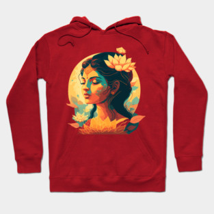 Devi sacred divine lady goddess beauty spiritual artistic art Hoodie