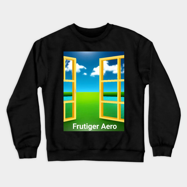 Frutiger Aero Crewneck Sweatshirt by animegirlnft