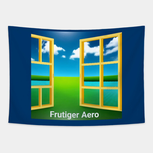 Frutiger Aero Tapestry by animegirlnft