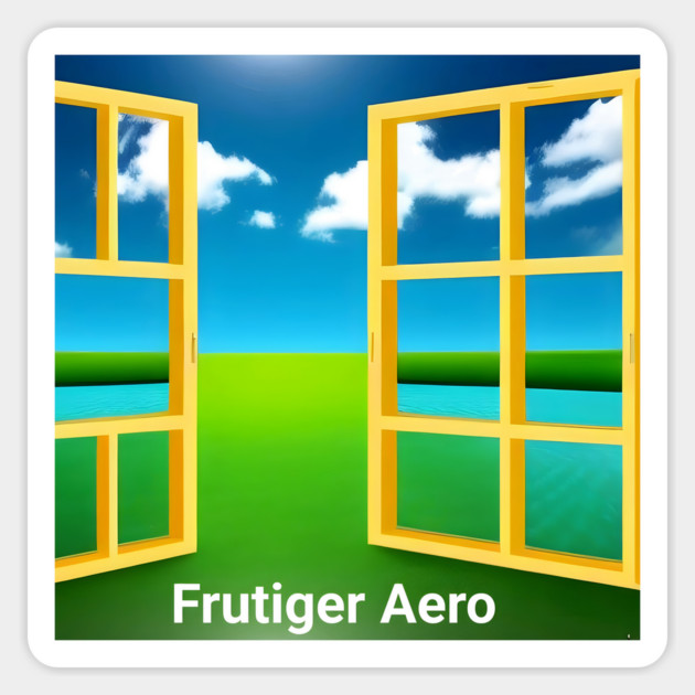 Frutiger Aero Magnet by animegirlnft