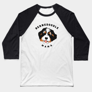 Bernedoodle Mama, Bernedoodle Mom, Bernedoodle Girl, Bernedoodle Lover Baseball T-Shirt