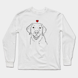 Lab Lover, Labrador Retriever, Black Lab, Yellow Lab, Chocolate Lab Long Sleeve T-Shirt