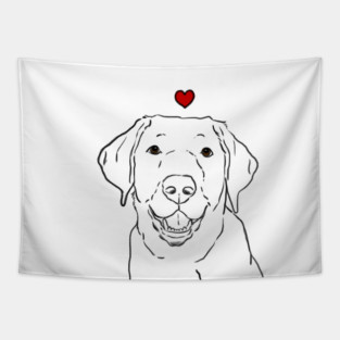 Lab Lover, Labrador Retriever, Black Lab, Yellow Lab, Chocolate Lab Tapestry