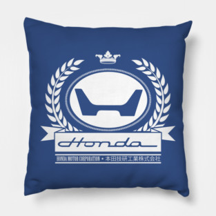 Honda Vintage Classic - All White Pillow