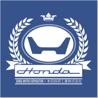 Honda Vintage Classic - All White Posters and Art