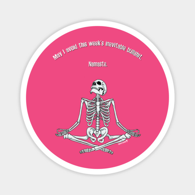 Enlightened, Hopefully. Magnet by Tommy Devoid