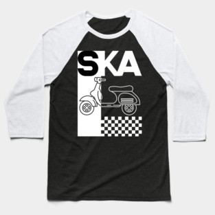 Ska Future, Ska Past mono Baseball T-Shirt