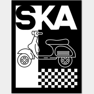 Ska Future, Ska Past mono Posters and Art