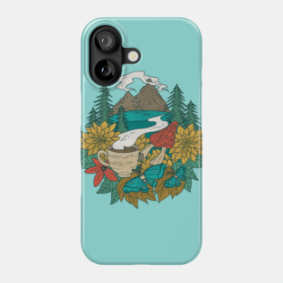 Pacific Northwest Coffee and Nature Phone Case