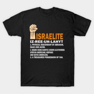 HEBREW / ISRAELITES: Israelite Definition jewish israeli pride T-Shirt